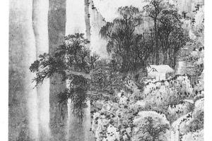 溪山积雪图