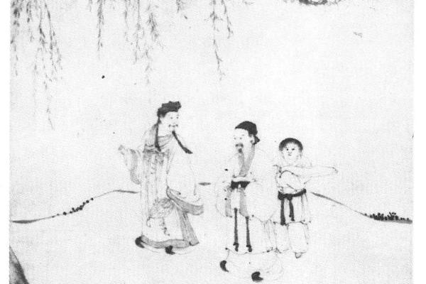 携琴访友图
