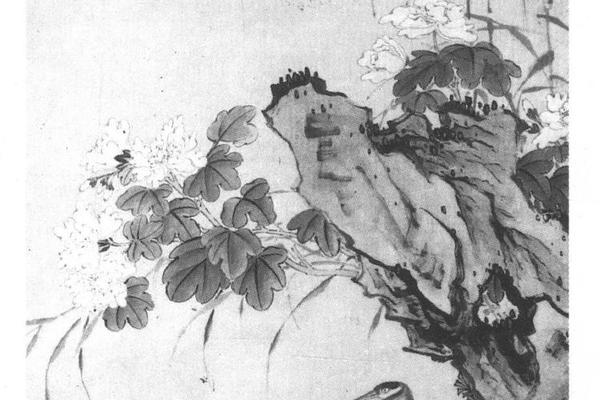芙蓉水鸟图
