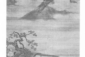 泛舟读书图