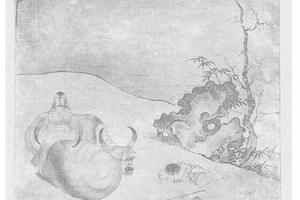 牧牛图册页