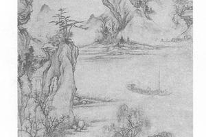 春江待渡图