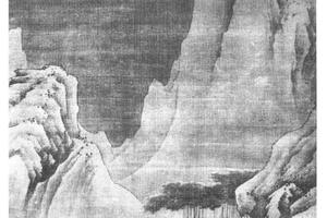 雪景山水
