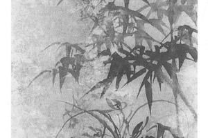 兰竹图轴