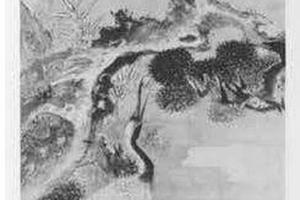 水墨松鹤图