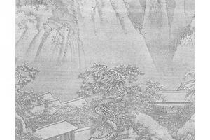 雪霁晓行图
