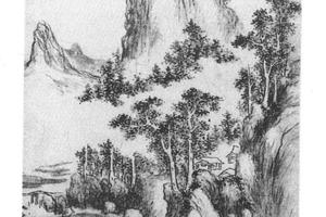 仿吴仲圭山水