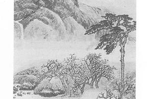 清溪访友图