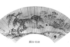 柳塘鸳鸯图
