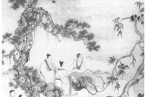 松下三老图