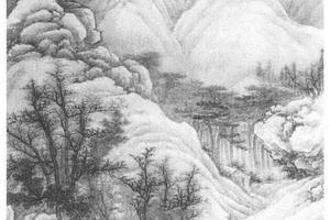 寒林雪景图
