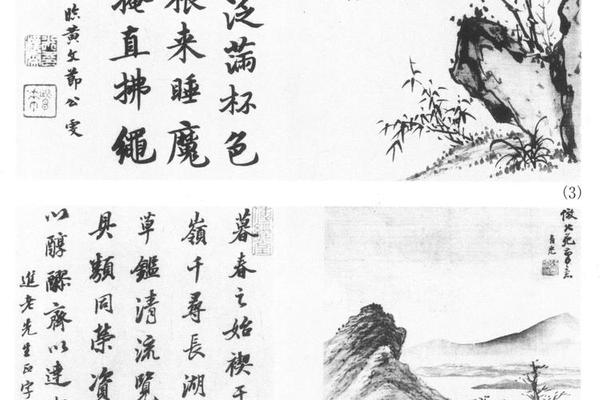 杂画八开