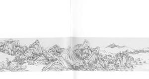 仿黄公望浅绛山水图卷