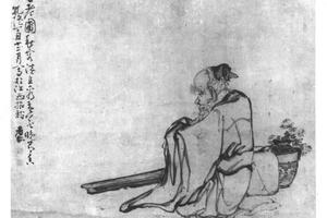 停琴独坐图轴
