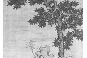椿萱图轴