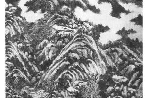 答赠菊作山水