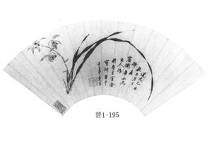 兰花扇页