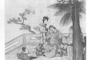 岳飞参花图