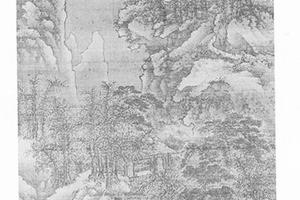 雪景山水图
