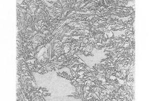 仿王蒙山水图