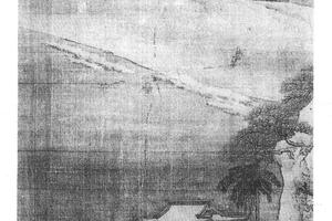 雪江楼阁图