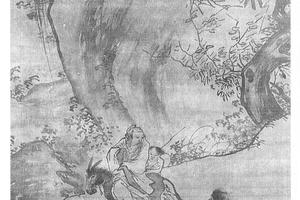 山行落帽图