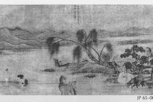 浴马图