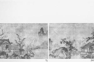山水图(对幅)