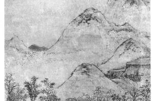 枫色高秋图轴