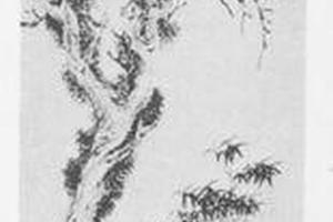 枯木竹石图