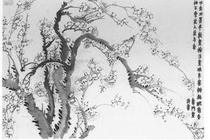 梅花图轴