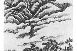 夏山松风图