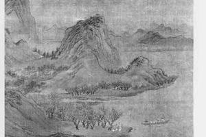 春江待渡图