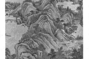 仿赵大年山水