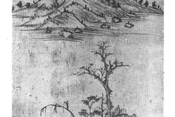 为扩翁作山水