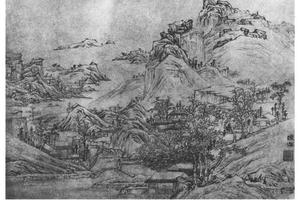 溪山访友图