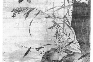 芦雁图轴
