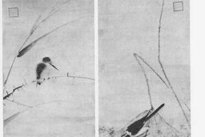 翡翠·鹡鸰图(对幅)