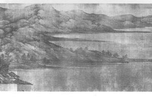 夏景山口待渡图