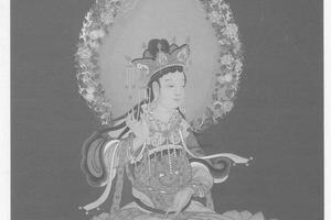 莲座文殊像图