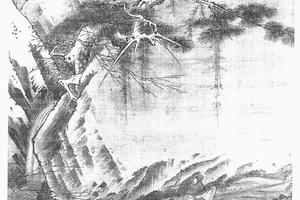 板桥踏雪图