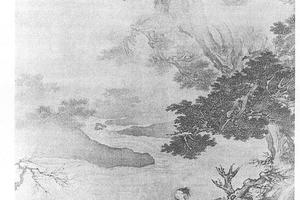 携琴探梅图
