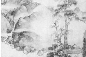山窗悟语图