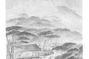 松林山水图