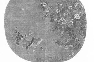 鸡图团扇