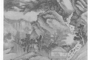 山村雨景