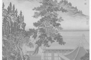御花园古柏图