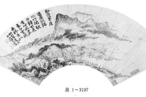溪边茅屋图