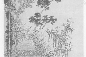 仿倪瓒清闳阁图