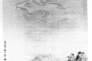 指画锺馗降魔图